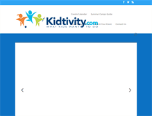 Tablet Screenshot of kidtivity.com
